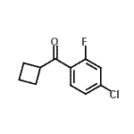 CAS 登录号：898791-09-8， (4-氯-2-氟苯基)(环丁基)甲酮