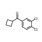 CAS 登录号：898791-21-4， 环丁基(3,4-二氯苯基)甲酮