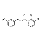 CAS 登录号：898791-23-6， 1-(2,3-二氯苯基)-3-(3-甲基苯基)-1-丙酮