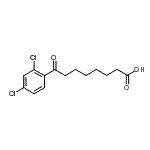CAS 登录号：898791-27-0， 8-(2,4-二氯苯基)-8-氧代辛酸