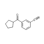CAS 登录号：898791-36-1， 3-(环戊基羰基)苯甲腈