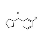 CAS 登录号：898791-46-3， 环戊基(3-氟苯基)甲酮