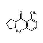 CAS 登录号：898791-52-1， 环戊基(2,6-二甲基苯基)甲酮