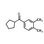 CAS 登录号：898791-54-3， 环戊基(3,4-二甲基苯基)甲酮