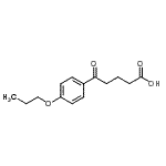 CAS 登录号：898791-73-6， 5-氧代-5-(4-丙氧基苯基)戊酸