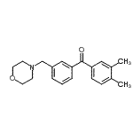 CAS#: 898791-74-7, (3,4-Dimethylphenyl)[3-(4-morpholinylmethyl)phenyl]methanone