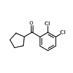 CAS 登录号：898791-78-1， 环戊基(2,3-二氯苯基)甲酮