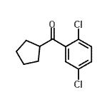CAS 登录号：898791-84-9， 环戊基(2,5-二氯苯基)甲酮