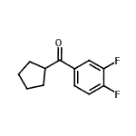 CAS 登录号：898791-96-3， 环戊基(3,4-二氟苯基)甲酮