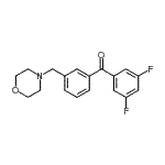 CAS#: 898792-32-0, (3,5-Difluorophenyl)[3-(4-morpholinylmethyl)phenyl]methanone