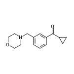 CAS 登录号：898792-36-4， 环丙基[3-(4-吗啉基甲基)苯基]甲酮
