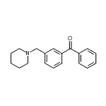 CAS 登录号：898792-54-6， 苯基[3-(1-哌啶基甲基)苯基]甲酮