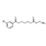 CAS 登录号：898792-71-7， 乙基7-(3-溴苯基)-7-氧代庚酸酯