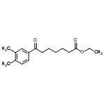 CAS 登录号：898793-12-9， 乙基7-(3,4-二甲基苯基)-7-氧代庚酸酯