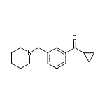 CAS 登录号：898793-66-3， 环丙基[3-(1-哌啶基甲基)苯基]甲酮