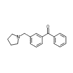 CAS 登录号：898793-88-9， 苯基[3-(1-吡咯烷基甲基)苯基]甲酮