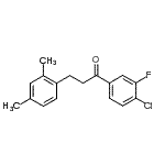 CAS#: 898794-22-4, 1-(4-Chloro-3-fluorophenyl)-3-(2,4-dimethylphenyl)-1-propanone