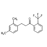 CAS 登录号：898794-30-4， 3-(2,4-二甲基苯基)-1-[2-(三氟甲基)苯基]-1-丙酮