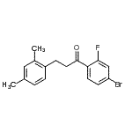 CAS 登录号：898794-36-0， 1-(4-溴-2-氟苯基)-3-(2,4-二甲基苯基)-1-丙酮