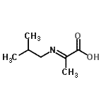 CAS 登录号：89895-61-4， (2E)-2-(异丁基亚胺)丙酸