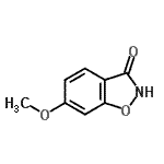 CAS 登录号：89942-57-4， 6-甲氧基-1,2-苯并恶唑-3-醇