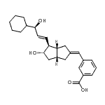 CAS 登录号：89955-40-8， 3-{(E)-[(3aR,4S,5S,6aR)-4-[(1E,3R)-3-环己基-3-羟基-1-丙烯-1-基]-5-羟基己氢-2(1H)-戊l烯亚基]甲基}苯甲酸