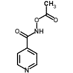 CAS 登录号：89970-85-4， N-乙酰氧基异烟酰胺