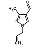 CAS 登录号：899709-47-8， 1-烯丙基-3-甲基-1H-吡唑-4-甲醛