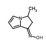 CAS 登录号：90006-95-4， (1E)-N-羟基-3-甲基-2,3-二氢-1H-吡咯里嗪-1-亚胺