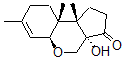 CAS 登录号：90044-34-1， (3aS,5aS,9aR,9bR)-3a-羟基-7,9a,9b-三甲基-1,2,4,5a,8,9-六氢环戊烯并[c]苯并吡喃-3-酮