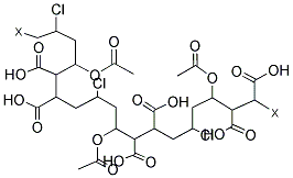 CAS 登录号：9005-09-8， 氯乙烯-乙酸乙烯酯-马来酸三元聚合物