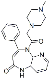 CAS#: 90059-59-9, 4-Phenyl-2-oxo-5-(2-(4-methylpiperazin-1-yl)acetyl)-1H-tetrahydropyrido[2,3-b][1,4]diazepine