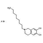CAS 登录号：900784-95-4， 2-壬基-1,2,3,4-四氢-6,7-异喹啉二醇氢溴酸盐(1:1)