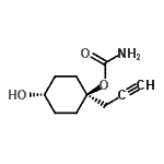 CAS 登录号：90105-77-4， 反式-4-羟基-1-(2-丙炔-1-基)环己基氨基甲酸酯