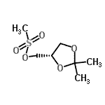 CAS 登录号：90129-42-3， [(4S)-2,2-二甲基-1,3-二氧戊环-4-基]甲基甲烷磺酸酯