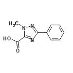 CAS#: 90145-38-3, 1-Methyl-3-phenyl-1H-1,2,4-triazole-5-carboxylic acid