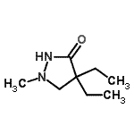 CAS 登录号：90152-28-6， 4,4-二乙基-1-甲基-3-吡唑烷酮