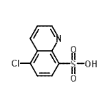 CAS 登录号：90225-09-5， 5-氯-8-喹啉磺酸