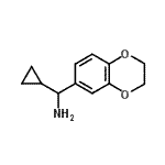 CAS 登录号：902742-37-4， 1-环丙基-1-(2,3-二氢-1,4-苯并二氧杂环己-6-基)甲胺