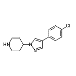 CAS 登录号：902836-38-8， 4-[4-(4-氯苯基)-1H-吡唑-1-基]哌啶