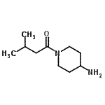 CAS 登录号：902836-42-4， 1-(4-氨基-1-哌啶基)-3-甲基-1-丁酮