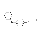 CAS 登录号：902837-36-9， 3-(4-乙氧基苯氧基)哌啶
