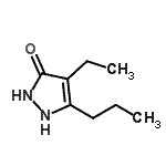 CAS 登录号：90346-23-9， 4-乙基-5-丙基-1,2-二氢-3H-吡唑-3-酮