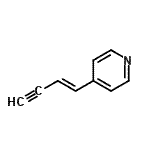 CAS 登录号：90347-84-5， 4-[(1E)-1-丁烯-3-炔-1-基]吡啶