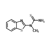 CAS#: 90349-90-9, 1-(1,3-Benzothiazol-2-yl)-1-methylthiourea