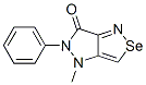 CAS#: 90358-27-3, 4,5-Dihydro-4-methyl-6-oxo-5-phenyl-6H-pyrazolo[4,5-c]isoselenazole