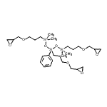 CAS#: 90393-83-2, 1,1,5,5-Tetramethyl-1,3,5-tris[3-(2-oxiranylmethoxy)propyl]-3-phenyltrisiloxane