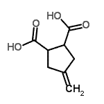 CAS#: 90474-14-9, 4-Methylene-1,2-cyclopentanedicarboxylic acid