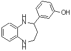 CAS 登录号：904813-70-3， 3-(2,3,4,5-四氢-1H-1,5-苯并二氮杂卓-2-基)苯酚