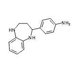 CAS 登录号：904813-84-9， 4-(2,3,4,5-四氢-1H-1,5-苯并二氮杂卓-2-基)苯胺